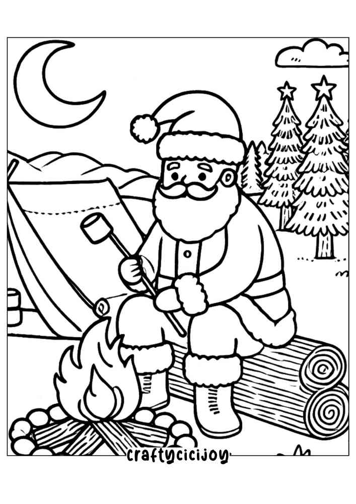 Xmas Coloring Pages (100% Free PDF Printable) 20 Xmas coloring pages