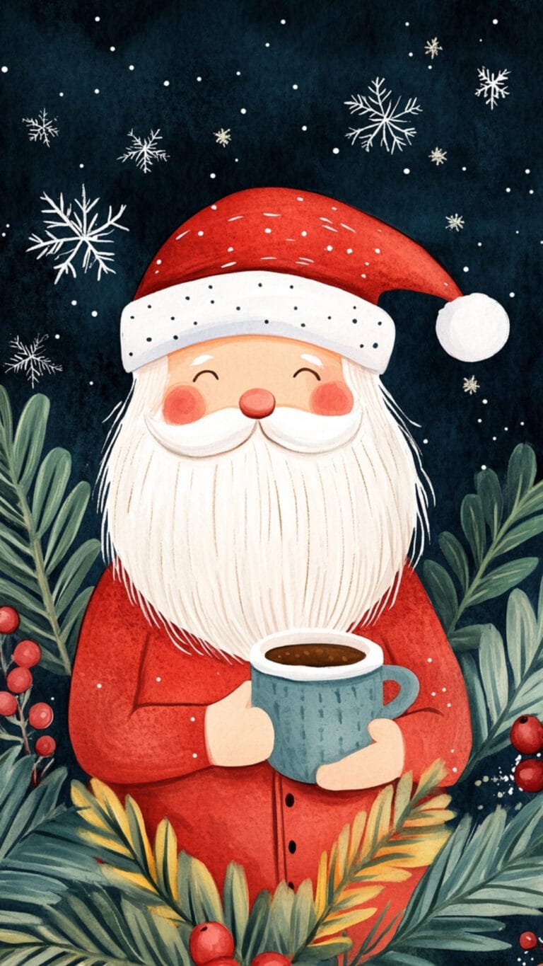 Santa Claus Holiday Christmas Wallpaper