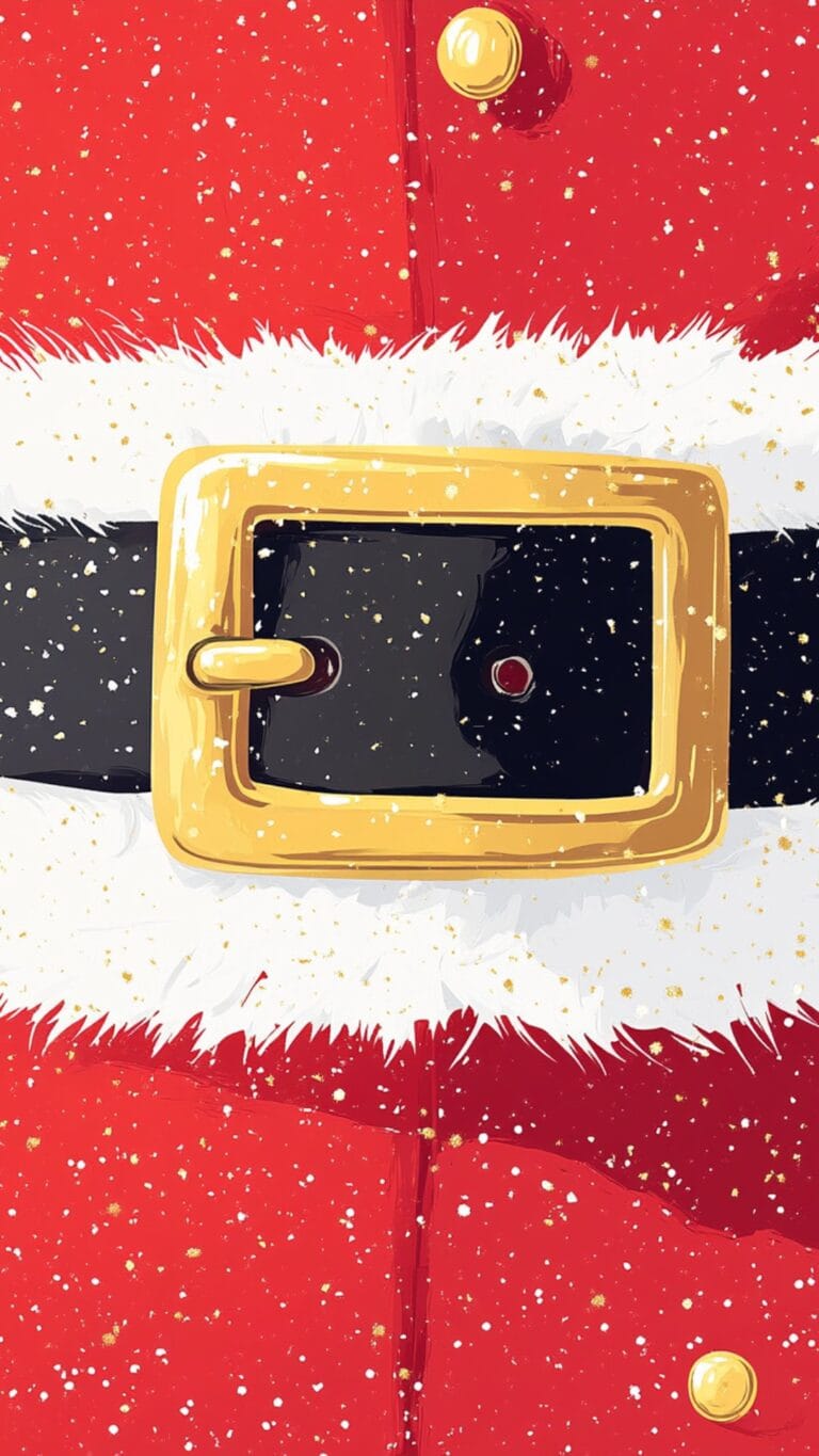 iPhone Xmas Santa outfit Wallpaper