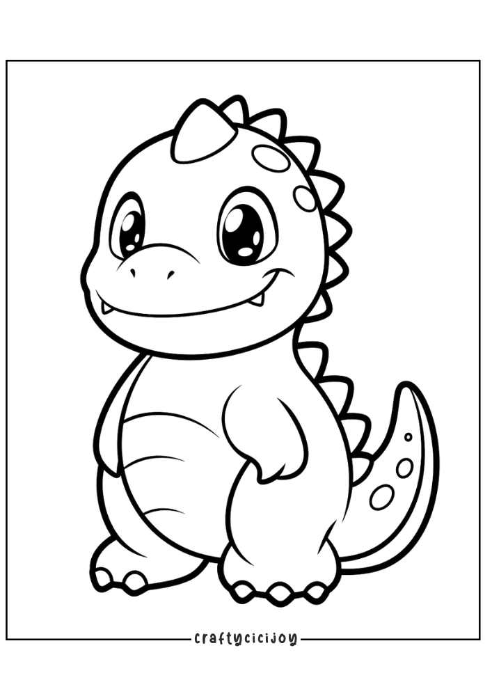 Kids Dinosaur Coloring Pages (20 Free PDF Printables) 10 cute dinosaur coloring pages for adults 10