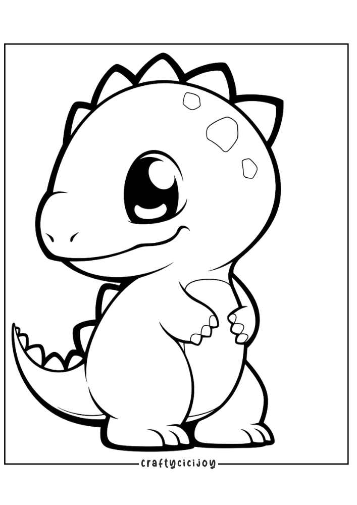 Kids Dinosaur Coloring Pages (20 Free PDF Printables) 12 cute dinosaur coloring pages for adults 12