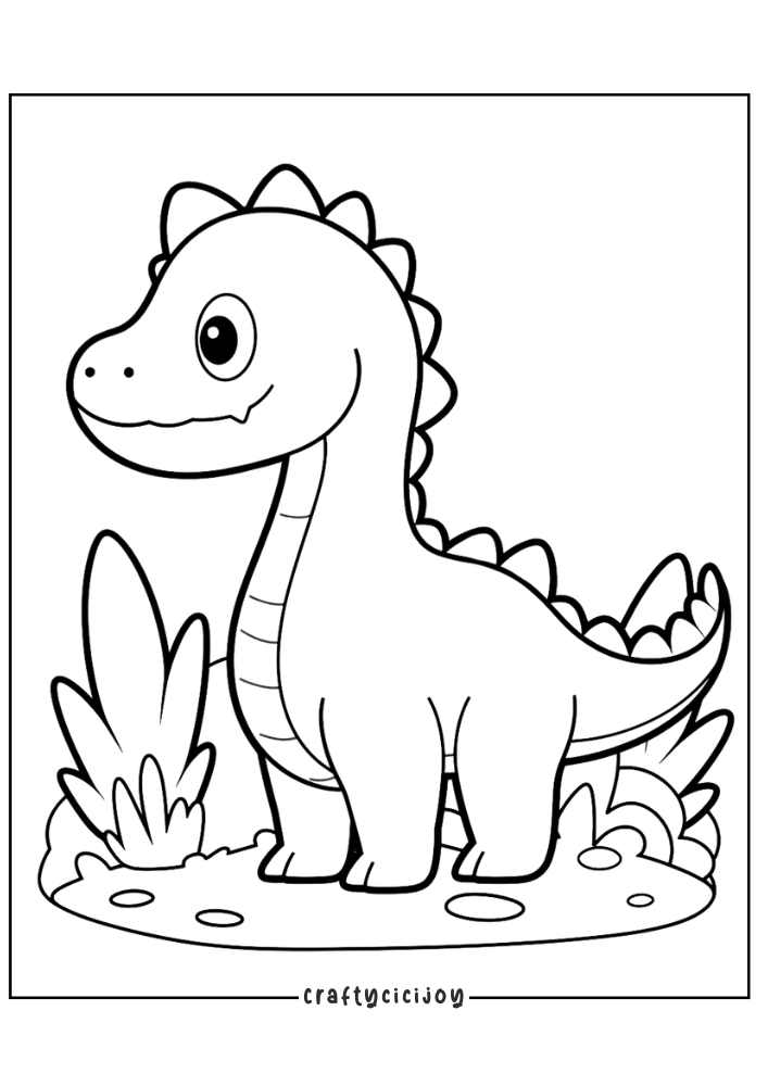 Kids Dinosaur Coloring Pages (20 Free PDF Printables) 14 cute dinosaur coloring pages for adults 14