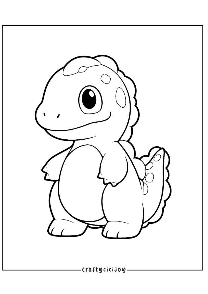 Kids Dinosaur Coloring Pages (20 Free PDF Printables) 9 cute dinosaur coloring pages for adults 9