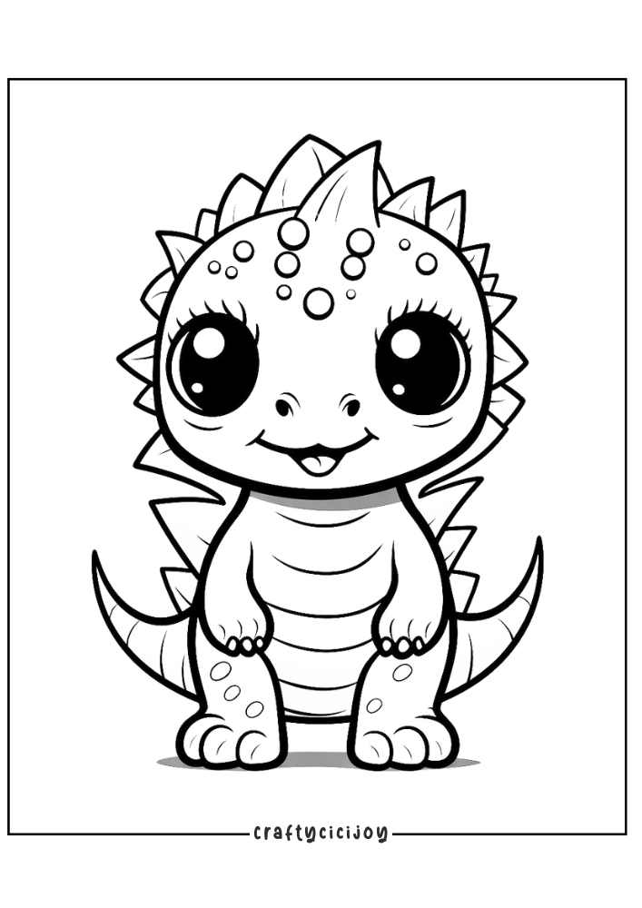 Kids Dinosaur Coloring Pages (20 Free PDF Printables) 21 cute dinosaur coloring pages for adults