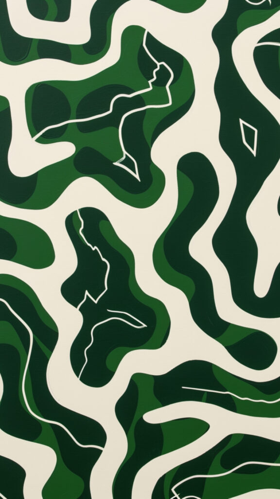 Green Phone Wallpapers: 80 Aesthetic Backgrounds 54 green pattern phone wallpaper 10
