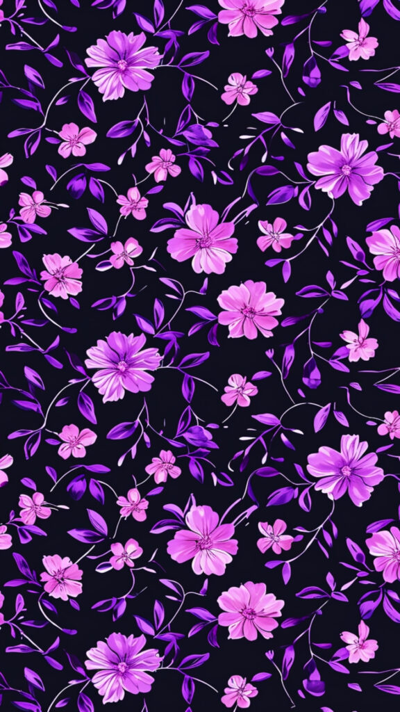 Purple Phone Wallpapers: 100 Aesthetic Backgrounds 60 purple pattern wallpaper 17