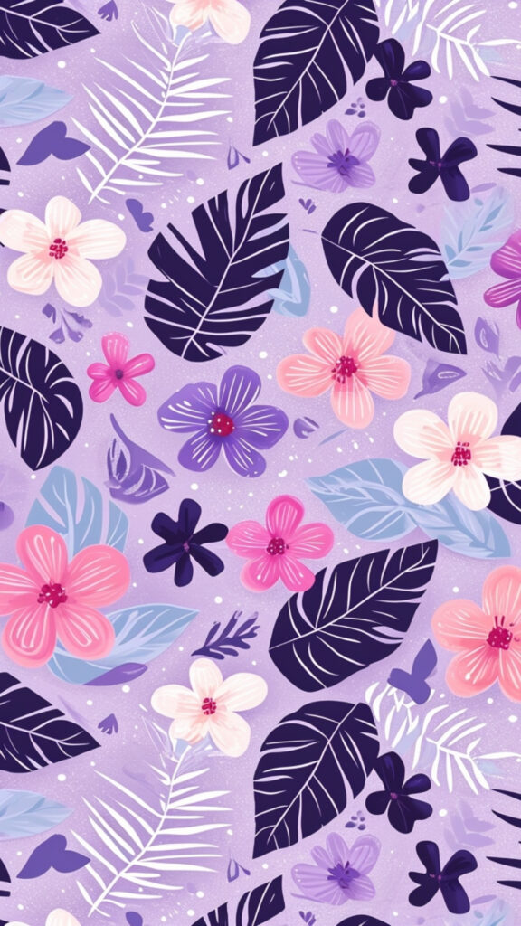 Purple Phone Wallpapers: 100 Aesthetic Backgrounds 62 purple pattern wallpaper 19