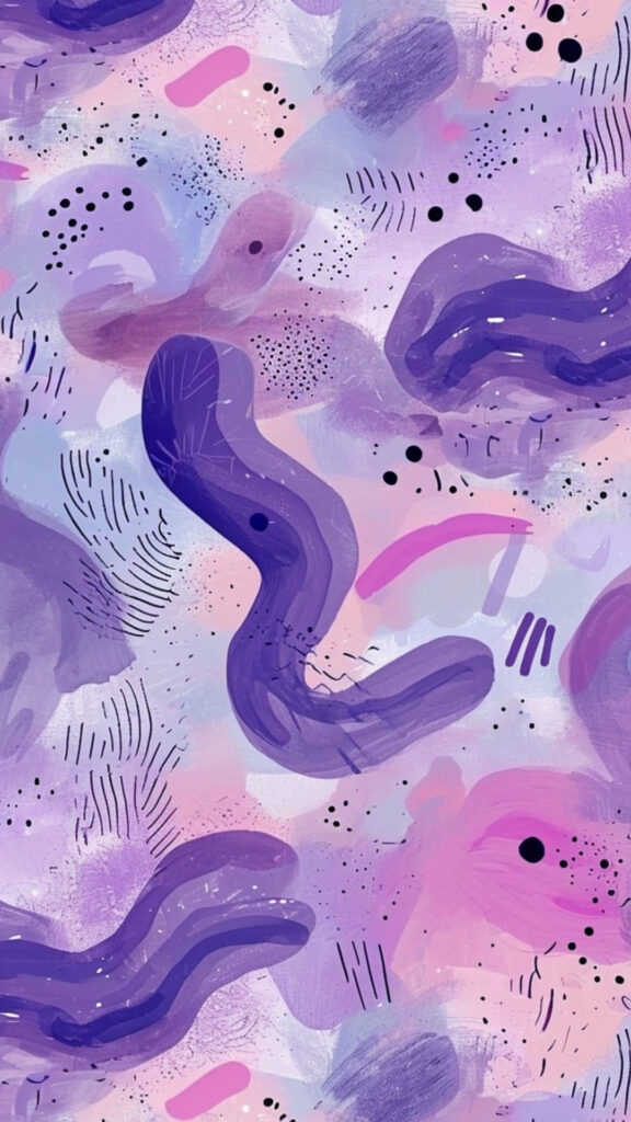 Purple Phone Wallpapers: 100 Aesthetic Backgrounds 66 purple pattern wallpaper 23