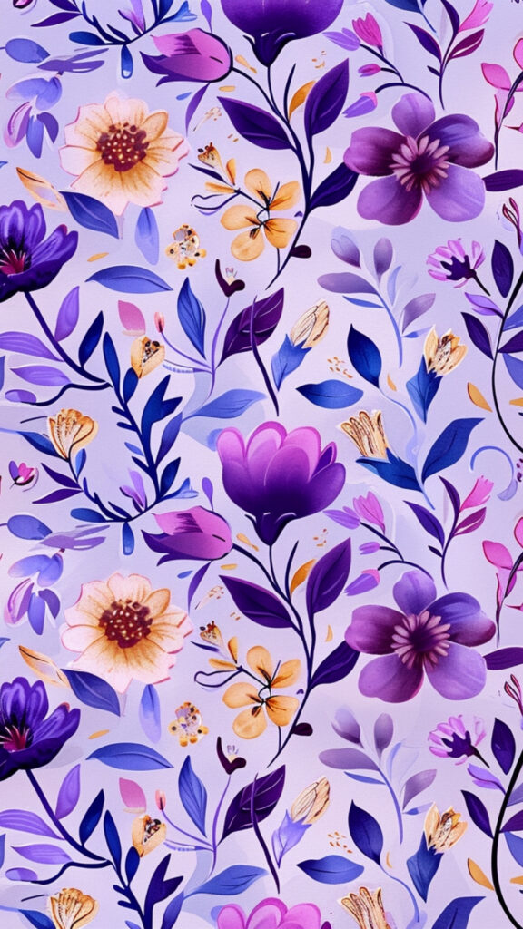 Purple Phone Wallpapers: 100 Aesthetic Backgrounds 72 purple pattern wallpaper 29