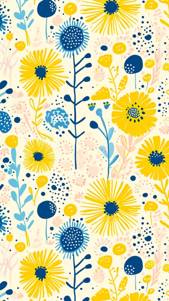 Yellow Phone Wallpapers: 50 Aesthetic Backgrounds 18 yellow pattern phone wallpaper 7