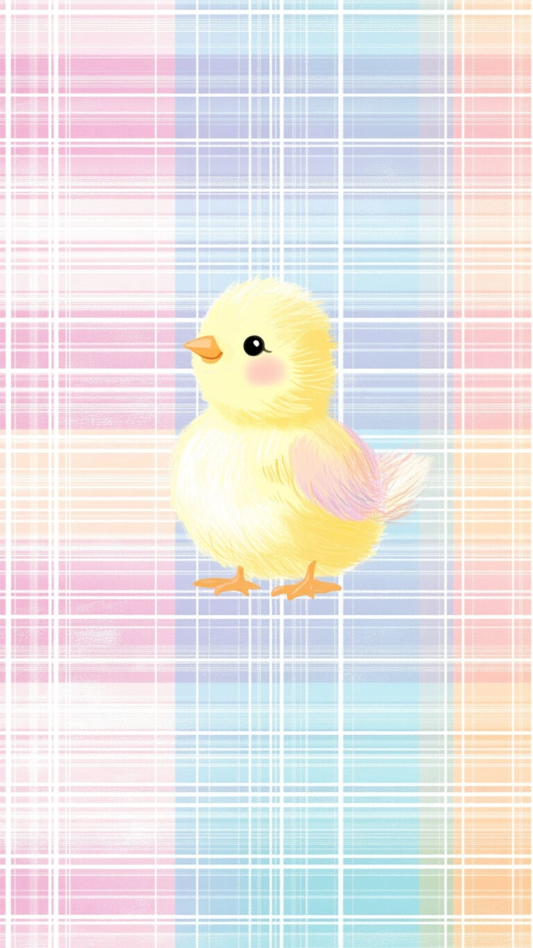 easter chick phone wallpaper