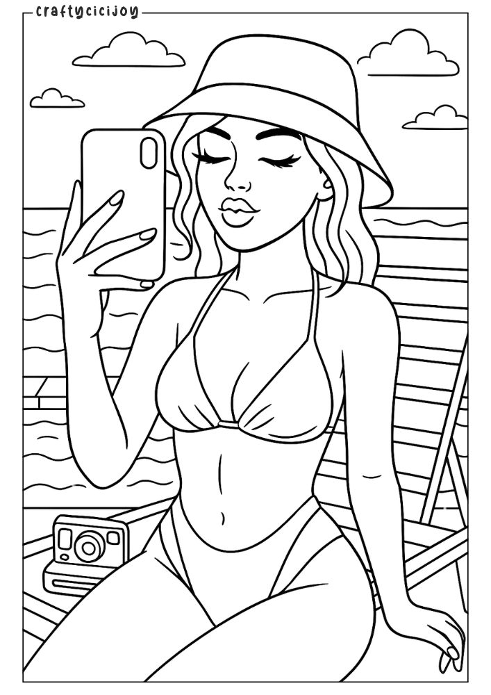 Baddie Coloring Pages - FREE PDF Printable 2 1 2