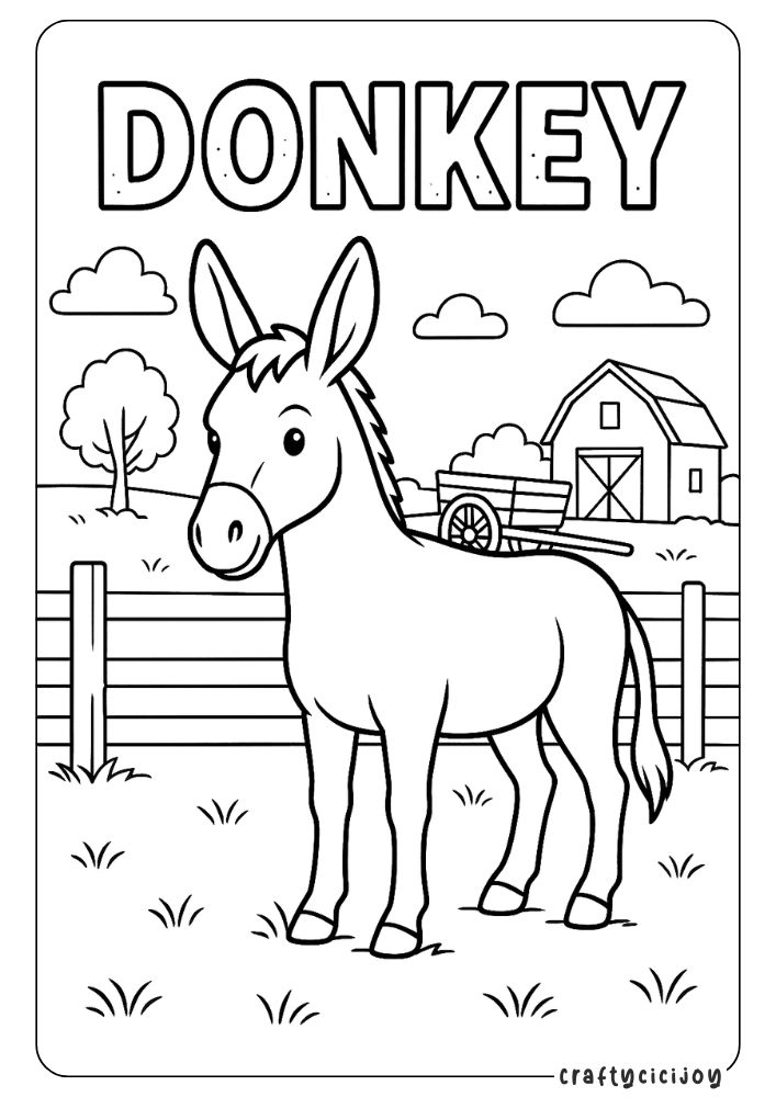 Animal Coloring Sheets (Free PDF Printables) 2 1 5