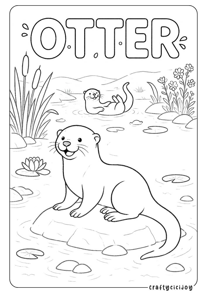 Animal Coloring Sheets (Free PDF Printables) 13 12 1