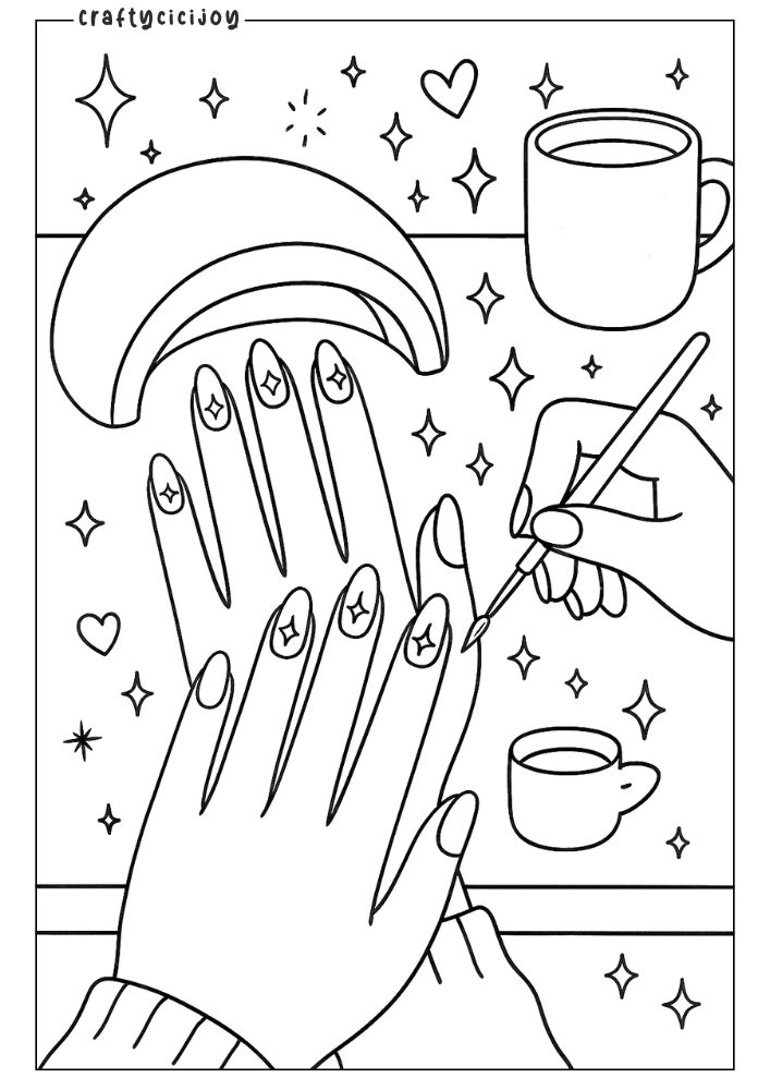 Baddie Coloring Pages - FREE PDF Printable 15 14