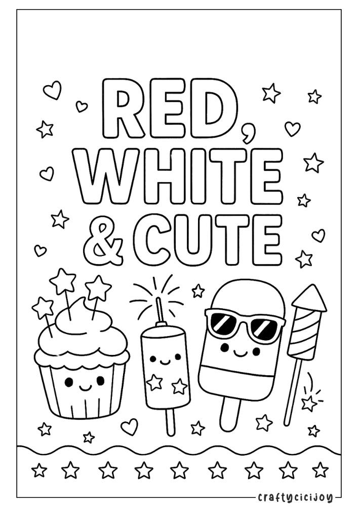 Fourth of July Coloring Sheets - 10 Free PDF Printables to Celebrate! 3 2 2