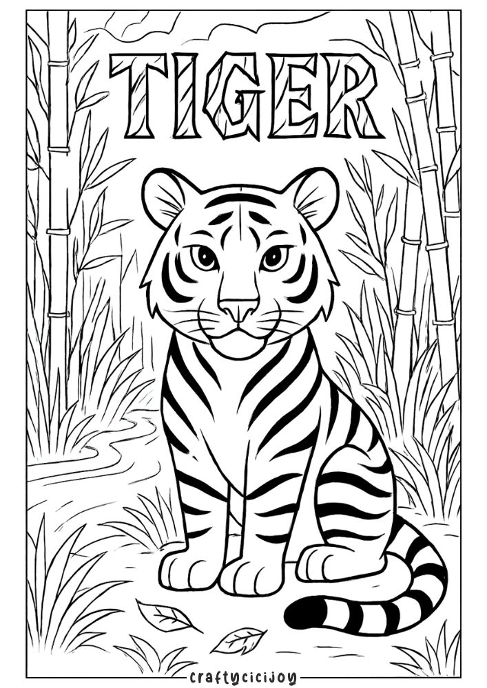 Animal Coloring Sheets (Free PDF Printables) 26 26