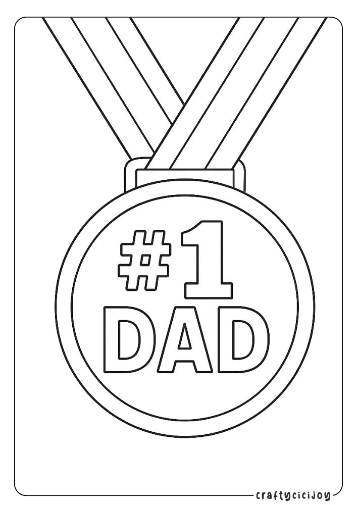 Father’s Day Coloring Sheets: 10 Free PDF Printables to Celebrate Dad 4 3 3