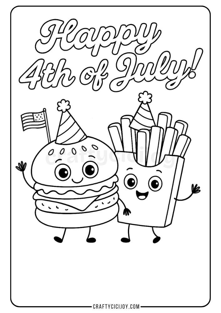 Fourth of July Coloring Sheets (Free Printable PDFs) 14 4 7