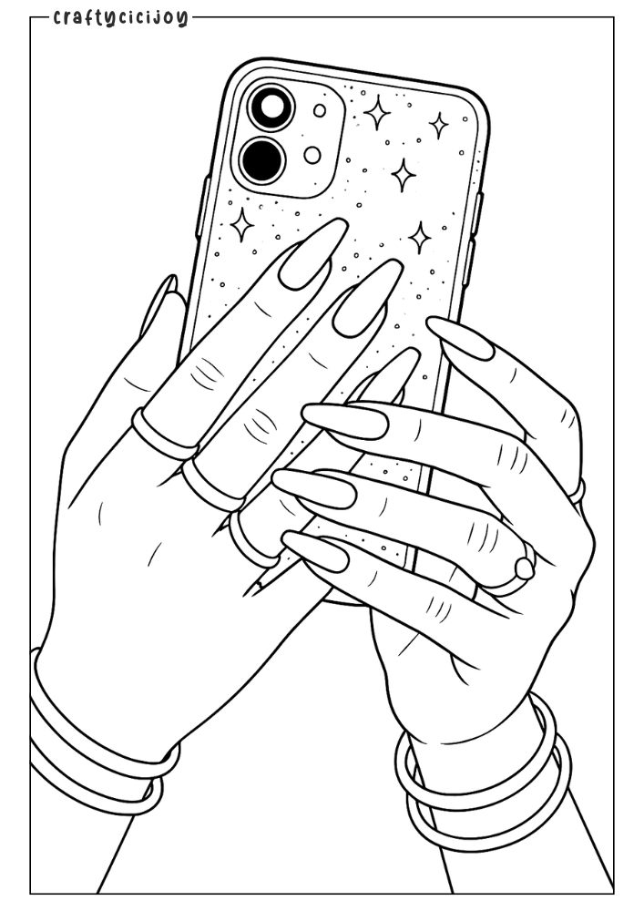 Baddie Coloring Pages - FREE PDF Printable 6 5 2