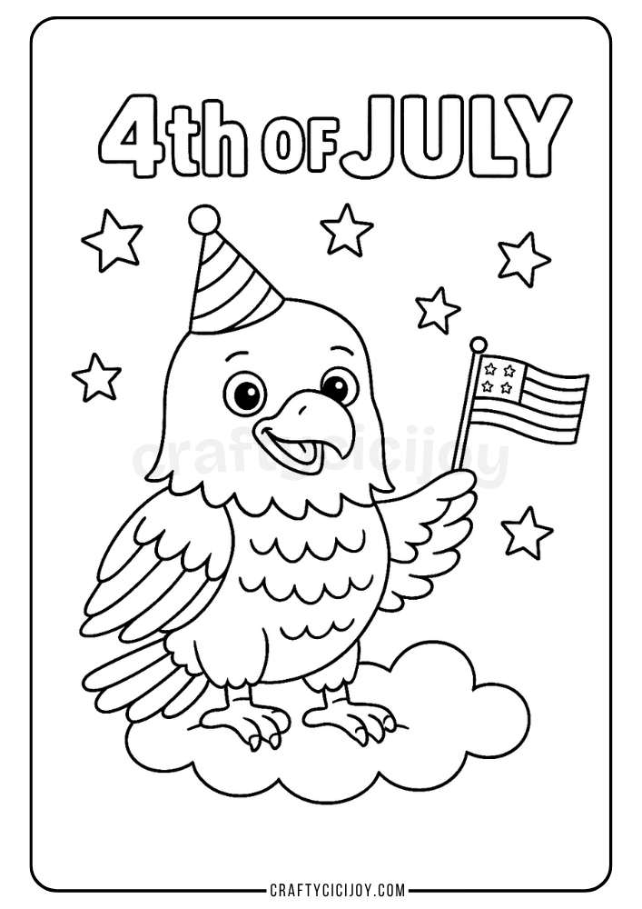 Fourth of July Coloring Sheets (Free Printable PDFs) 16 6 7