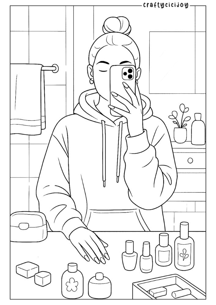 Baddie Coloring Pages - FREE PDF Printable 8 7 2
