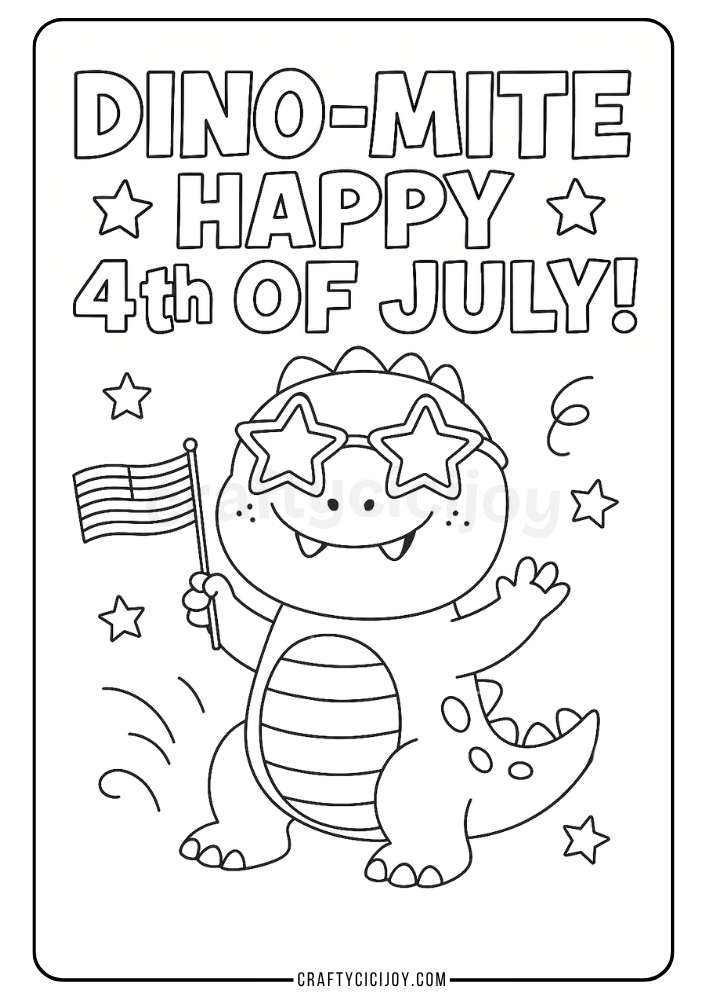 Fourth of July Coloring Sheets (Free Printable PDFs) 17 7 7