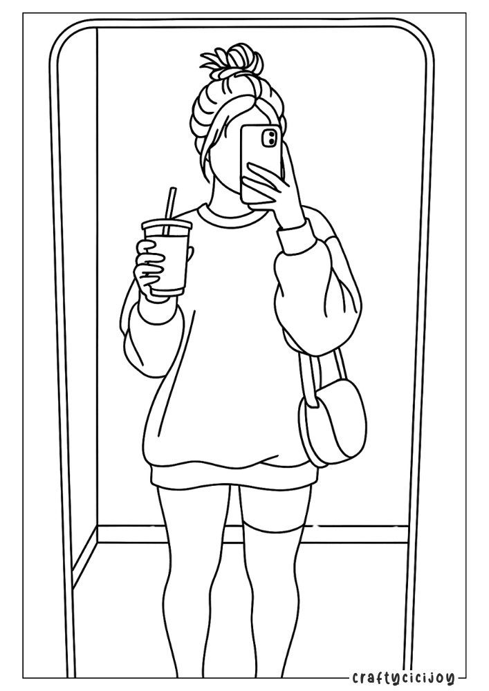 Aesthetic Coloring Pages: 50+ FREE Printable Chic PDF Designs 24 Aesthetic Coloring Pages 24