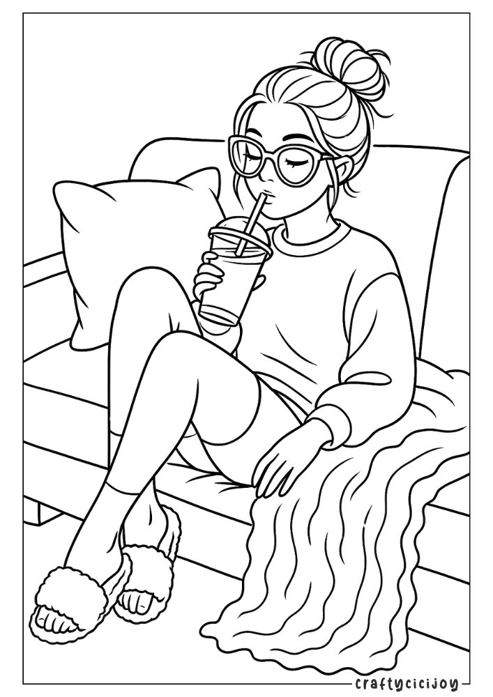 Aesthetic Coloring Pages: 50+ FREE Printable Chic PDF Designs 26 Aesthetic Coloring Pages 26