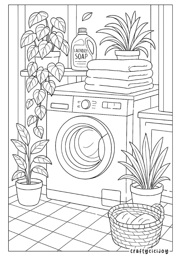 Aesthetic Coloring Pages: 50+ FREE Printable Chic PDF Designs 52 aesthetic coloring page