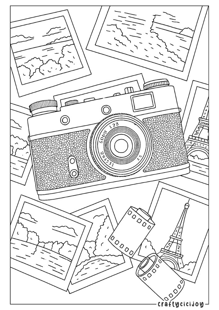 Aesthetic Coloring Pages: 50+ FREE Printable Chic PDF Designs 6 Aesthetic Coloring Pages 6