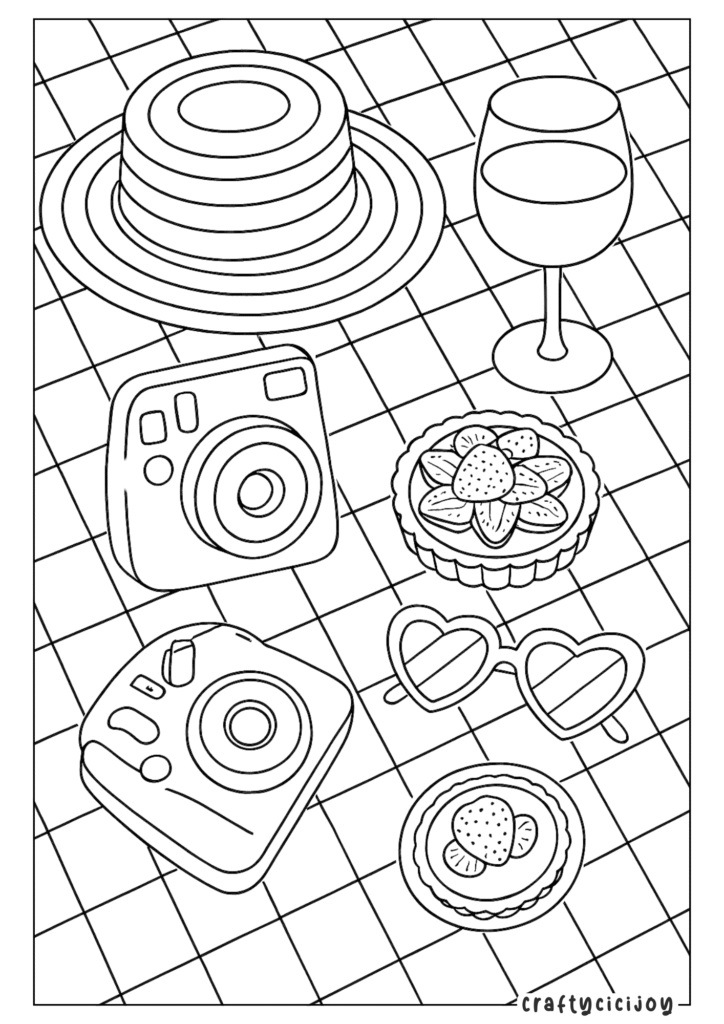Aesthetic Coloring Pages