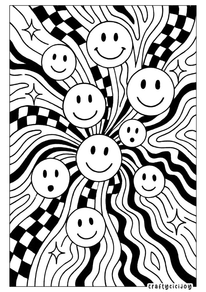 Aesthetic Coloring Pages: 50+ FREE Printable Chic PDF Designs 9 Aesthetic Coloring Pages 9