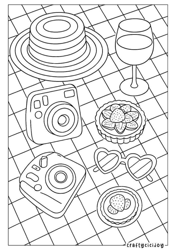 Aesthetic Coloring Pages: 50+ FREE Printable Chic PDF Designs 55 Aesthetic Coloring Pages