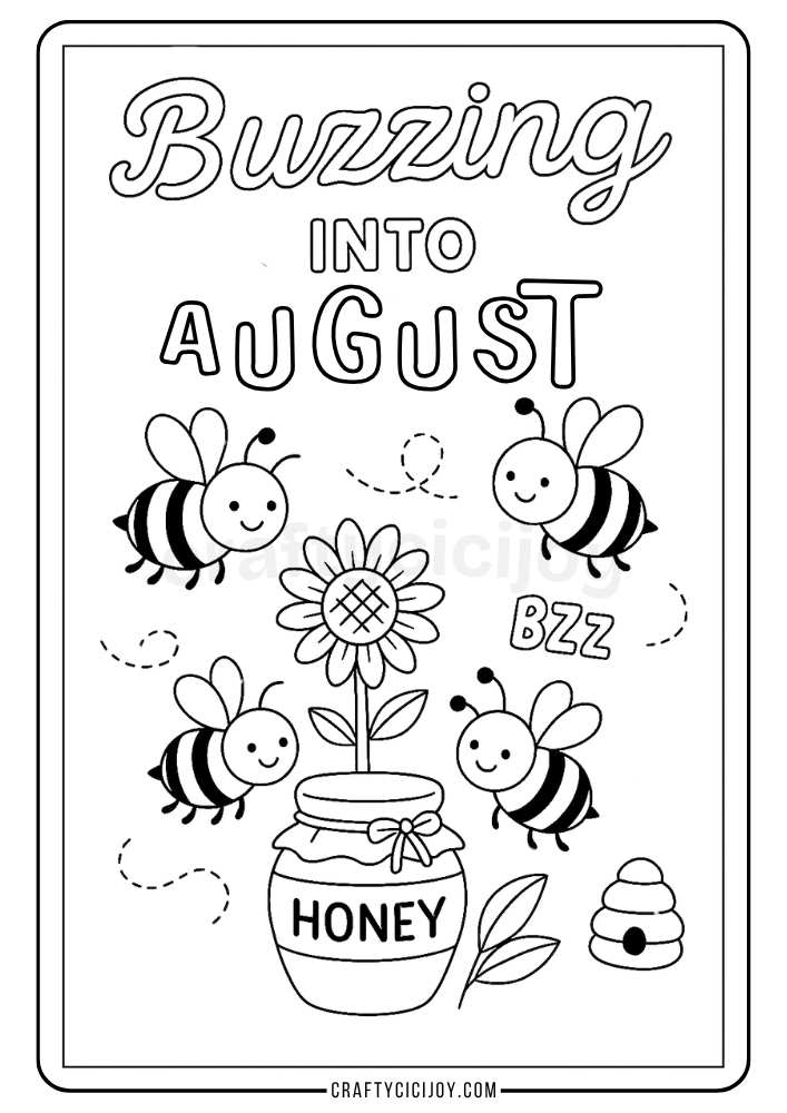 August Coloring Sheets (Free Printable PDFs) 15 August Coloring Pages