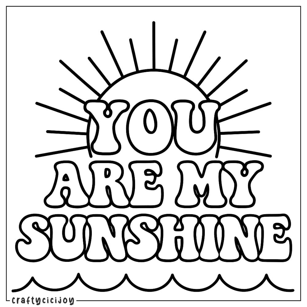 Cute Summer Coloring Sheets (15 Free PDF Printables) 15 Cute Summer Coloring Sheets 15