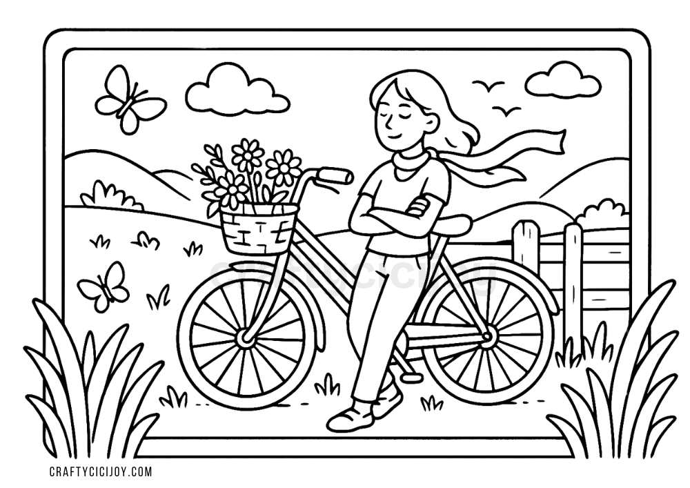 Cozy Summer Coloring Pages (10 Free Printable PDFs) 11 Cozy Summer Coloring Pages 2 1