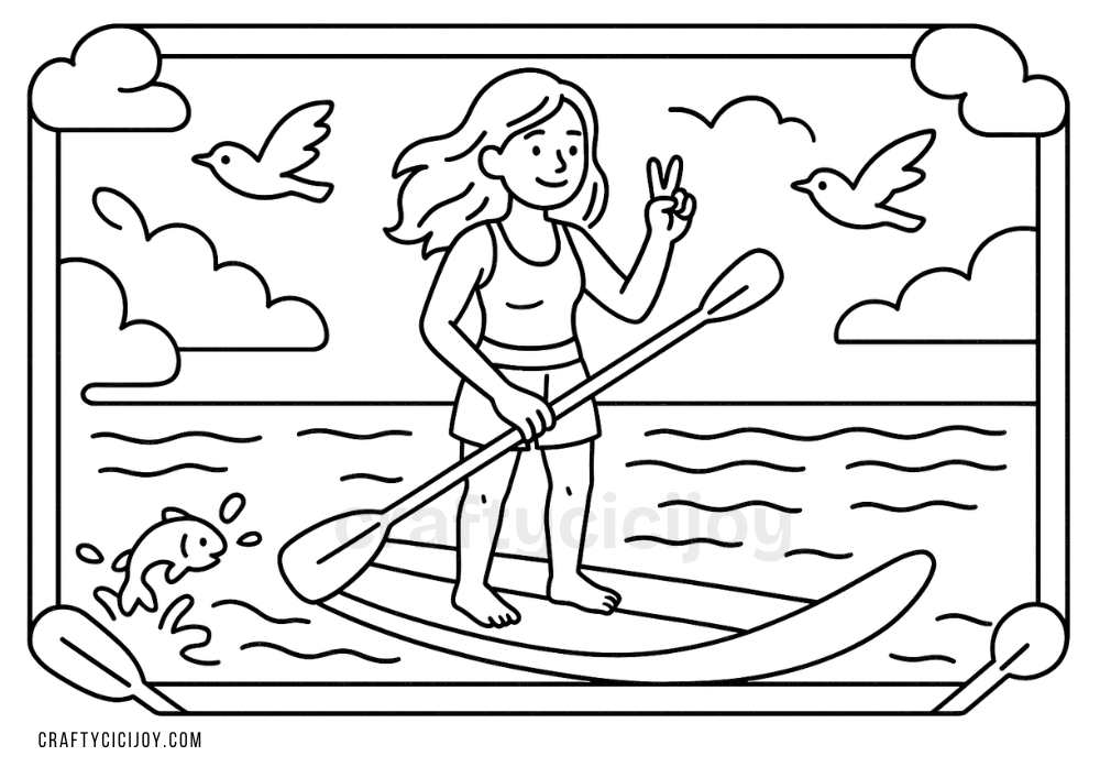 Cozy Summer Coloring Pages (10 Free Printable PDFs) 7 Cozy Summer Coloring Pages 9