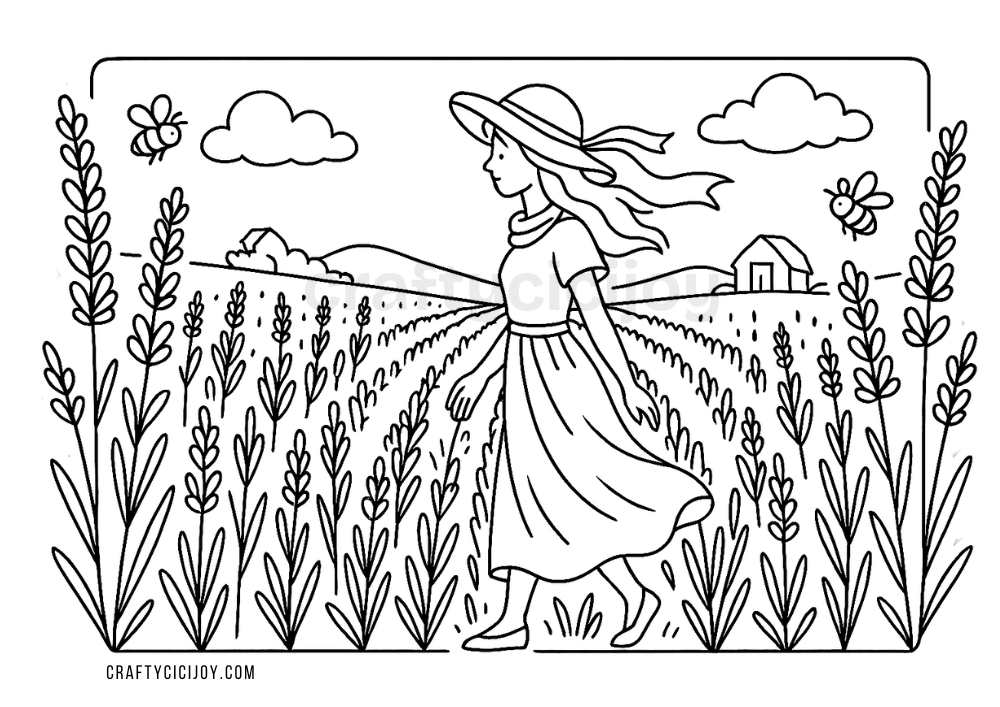 Cozy Summer Coloring Pages (10 Free Printable PDFs) 10 Cozy Summer Coloring Pages