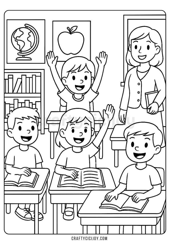Kids Coloring Pages (20 Free Printable PDFs) 20 Kids Coloring Sheets