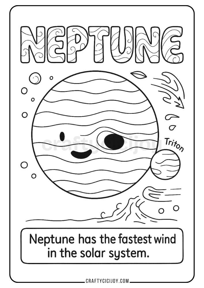 Planets Coloring Pages 10