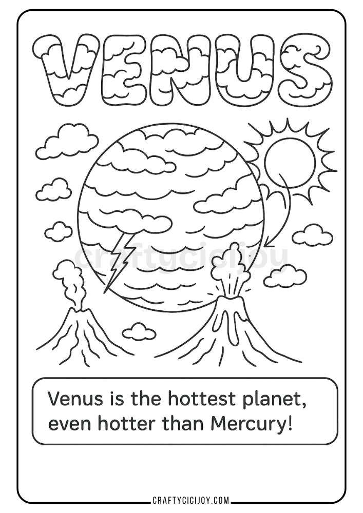 Planets Coloring Pages 14