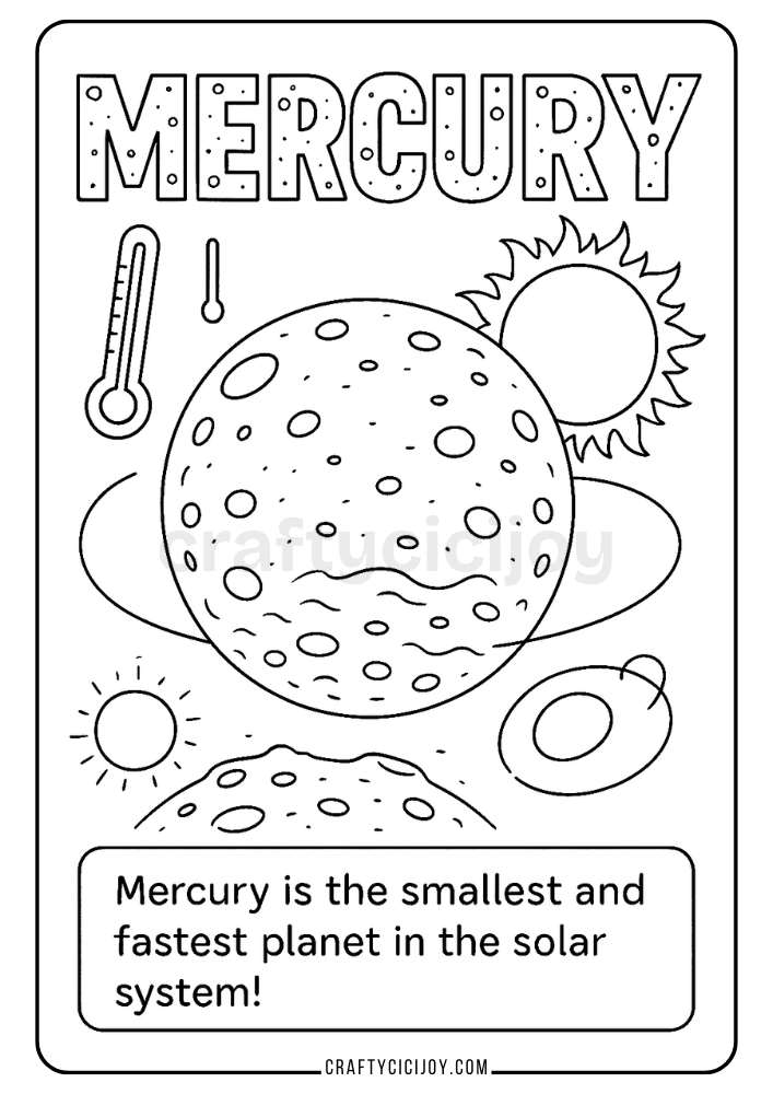 Planets Coloring Pages 15