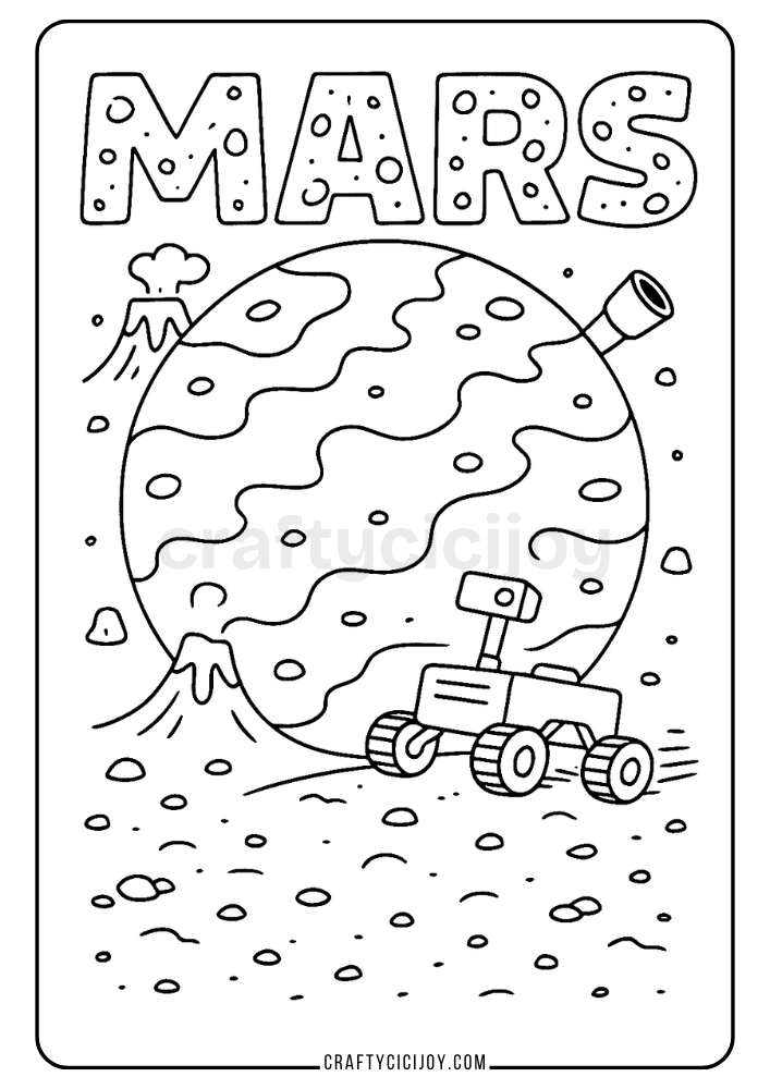 Planets Coloring Pages 16