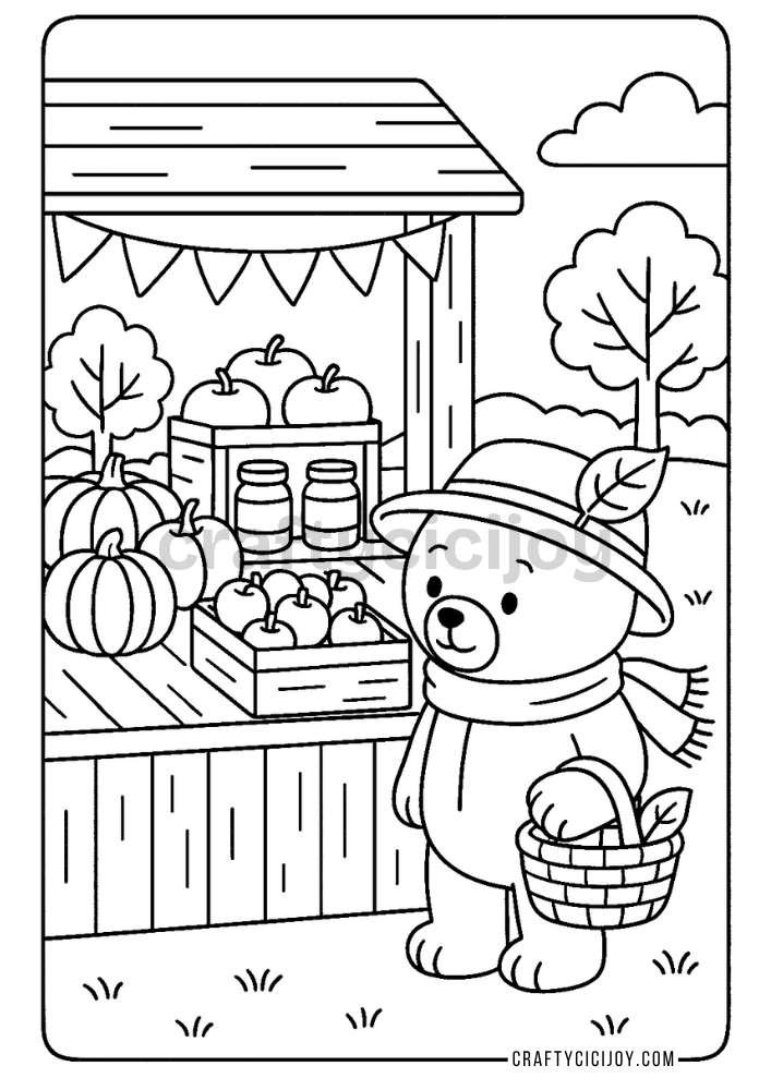 Free Printable Fall Coloring Pages (80 PDF's) 13 18