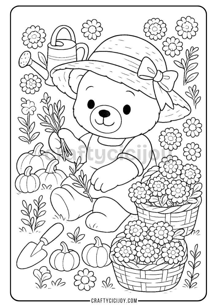 Free Printable Fall Coloring Pages (80 PDF's) 16 19