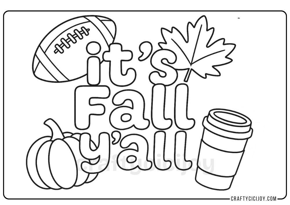 Free Printable Fall Coloring Pages (80 PDF's) 82 2 1