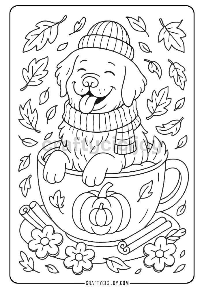 Free Printable Fall Coloring Pages (80 PDF's) 18 21