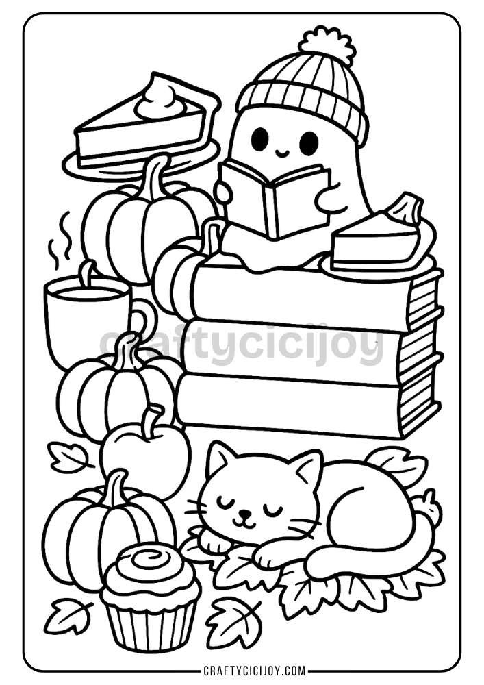 Free Printable Fall Coloring Pages (80 PDF's) 19 23