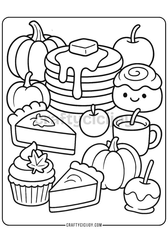 Free Printable Fall Coloring Pages (80 PDF's) 22 25